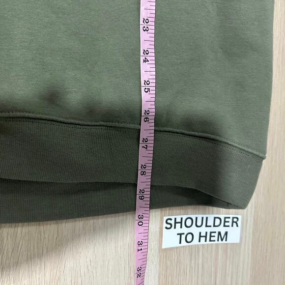 Pink Lily Womens Bookworm Olive Green Graphic Crew Neck‎ Sweatshirt Size XL - Picture 10 of 10